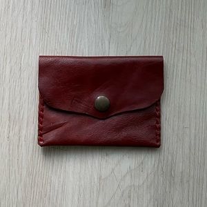 Leather coin purse/card holder